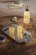 Load image into Gallery viewer, Serving Tray 43 x 25 cm Stainless Steel + Silicone Mat for Steel Tray
