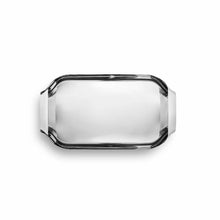 Load image into Gallery viewer, Serving Tray 43 x 25 cm Stainless Steel + Silicone Mat for Steel Tray
