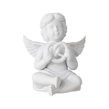 Load image into Gallery viewer, Angels White Matte Angel with Pretzel 15 cm
