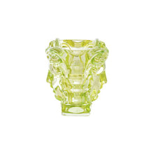 Load image into Gallery viewer, Versace Medusa Grande Vase Yellow Green 19 cm
