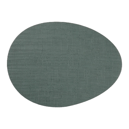 Placemat Oval, Jade Green 45x35 cm