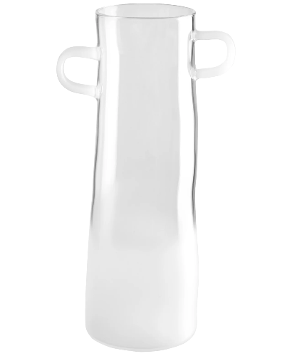Rayu Glass Vase, frosted 28 cm