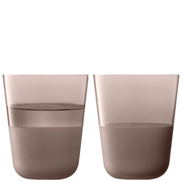 Arc Contrast Tumbler 380ml Set of 2 - Earth