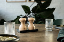 Load image into Gallery viewer, Salt Pepper Mill Tray, Table topper, Black Marble
