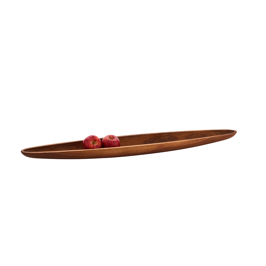 Amerigo Handcrafted Centerpiece in Solid Black Walnut - 90 cm