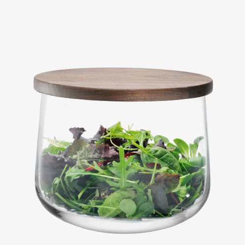 City Bowl & Walnut Lid ∅ 22cm