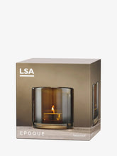 Load image into Gallery viewer, Epoque Tealight Holder 8.5cm Amber
