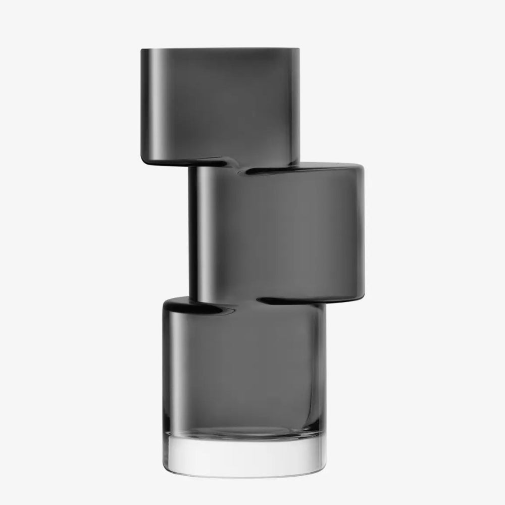Tier Vase 26cm Grey
