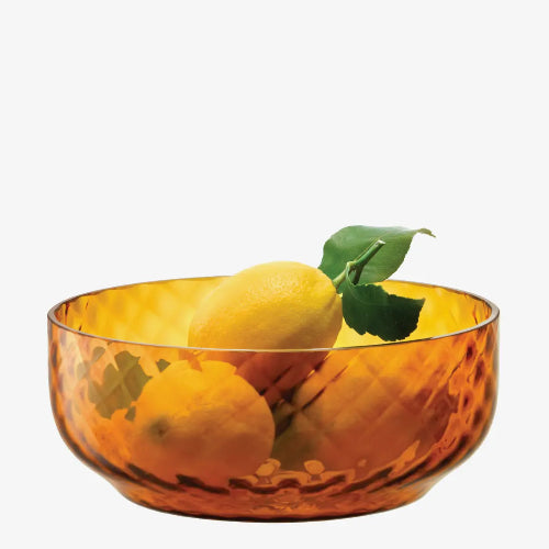 Dapple Bowl ∅ 22.5cm Amber