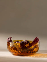 Load image into Gallery viewer, Dapple Bowl ∅ 22.5cm Amber
