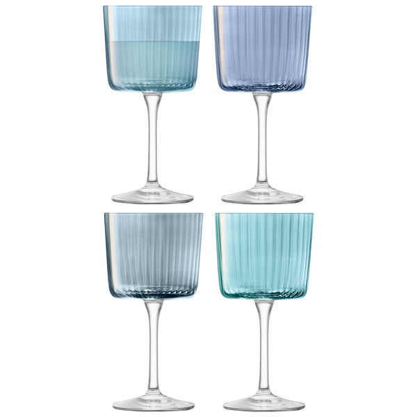 Gems Wine Glass 250ml Set of 4 - Sapphire Blue