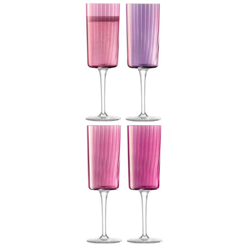 Gems Champagne Flute 210ml Set of 4 - Mauve