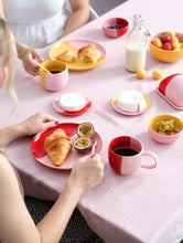 Load image into Gallery viewer, Joy Bread Plate, Strawberry Smoothie
