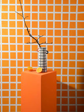 Load image into Gallery viewer, Rayu Vase, Black Checkered H: 28 cm
