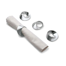 Load image into Gallery viewer, Swirl Napkin Rings 4 pcs
