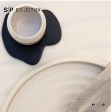 Load image into Gallery viewer, Charm Coaster Organic Black - set of 4
