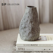 Load image into Gallery viewer, Cave Vase 17xH33,5cm Anthracite
