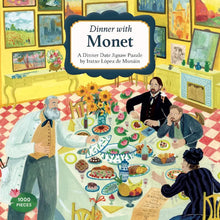 Load image into Gallery viewer, Dinner with Monet: A 1000 Pieces Jigsaw Puzzle
