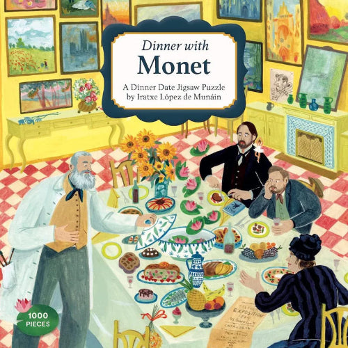 Dinner with Monet: A 1000 Pieces Jigsaw Puzzle