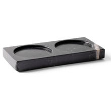 Load image into Gallery viewer, Salt Pepper Mill Tray, Table topper, Black Marble
