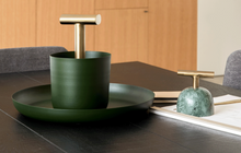 Load image into Gallery viewer, Carry Away Paperweight | green marble
