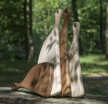 Load image into Gallery viewer, Prosciutto Heat-Treated Cutting Board L - Dark wood
