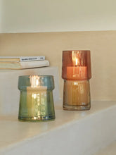 Load image into Gallery viewer, Gems Vase/Lantern 23cm Amber
