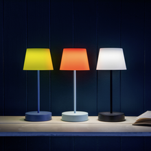 Load image into Gallery viewer, Table Lamp Oscar 'midnight' Blue/Yellow
