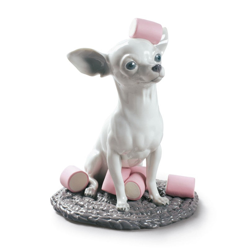 Chihuahua with Marshmallows Dog Figurine