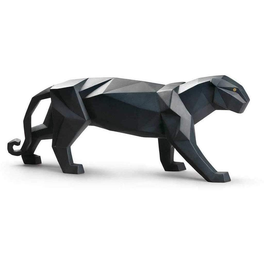 Panther Figurine, Black matte