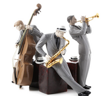 Load image into Gallery viewer, Jazz Trumpeter Figurine
