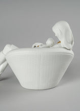 Load image into Gallery viewer, Feels Like Heaven Mother Figurine. Golden Lustre and White
