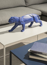 Load image into Gallery viewer, Panther Figurine, Blue matte
