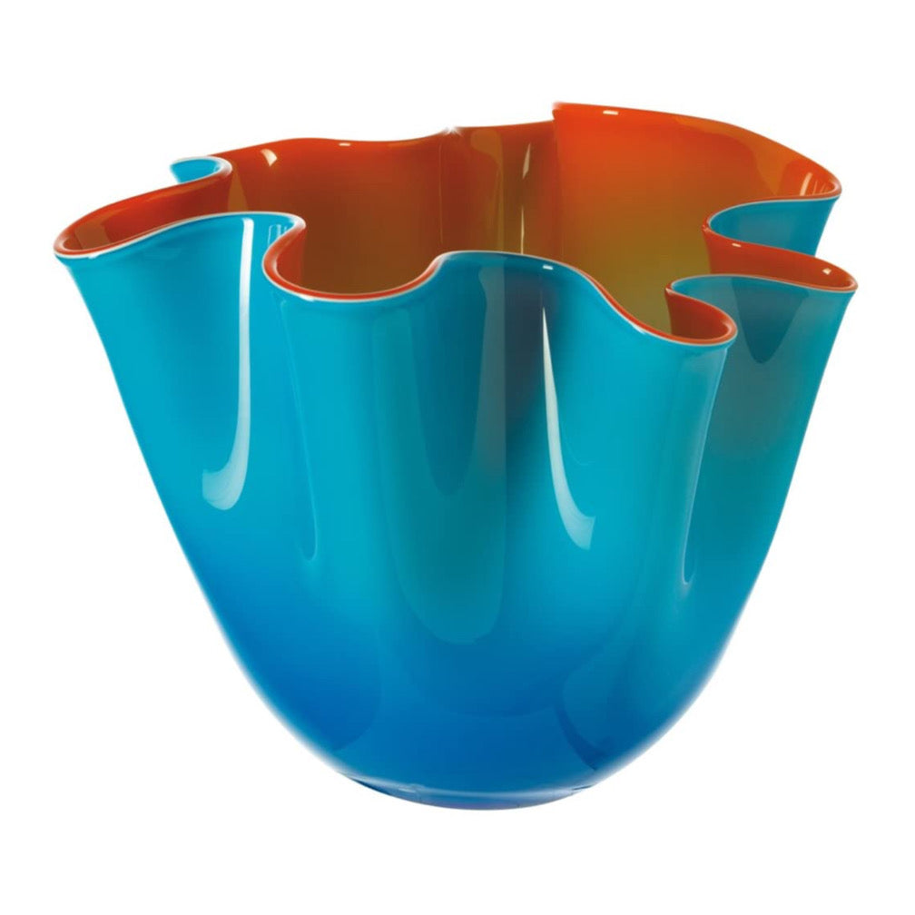 Lia vase blue/red 21cm