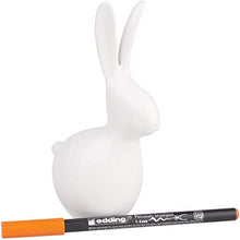 Load image into Gallery viewer, Rabbit 16 cm white + porcelain marker
