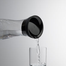 Load image into Gallery viewer, Water Decanter 1L Black Top
