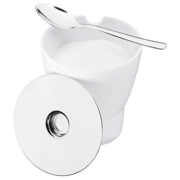 Sugar bowl with lid and spoon Barista