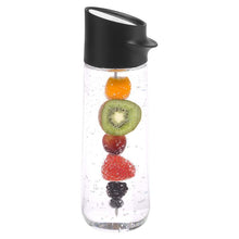 Load image into Gallery viewer, Nuro black water carafe with fruit skewer 1L
