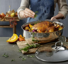 Load image into Gallery viewer, Roaster with Glass Lid &amp; Thermometer
