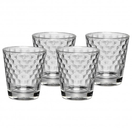 Coffeetime transparent Tumblers, set of 4