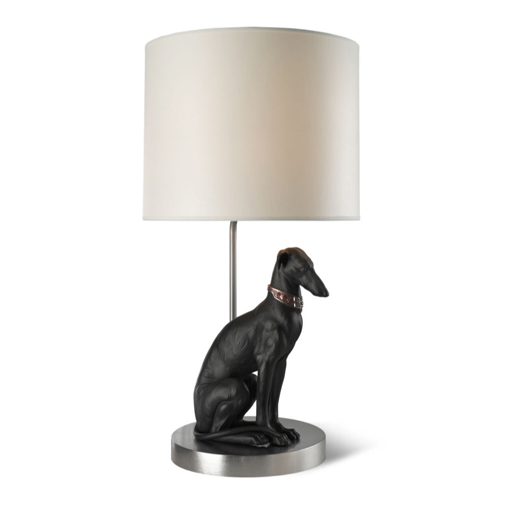 Pensive Greyhound Table Lamp