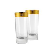 Load image into Gallery viewer, HOMMAGE GOLD longdrink glass
