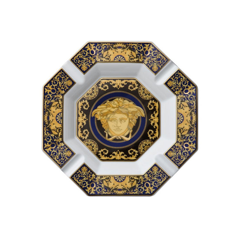 Ikarus Medusa blue ashtray 14 cm