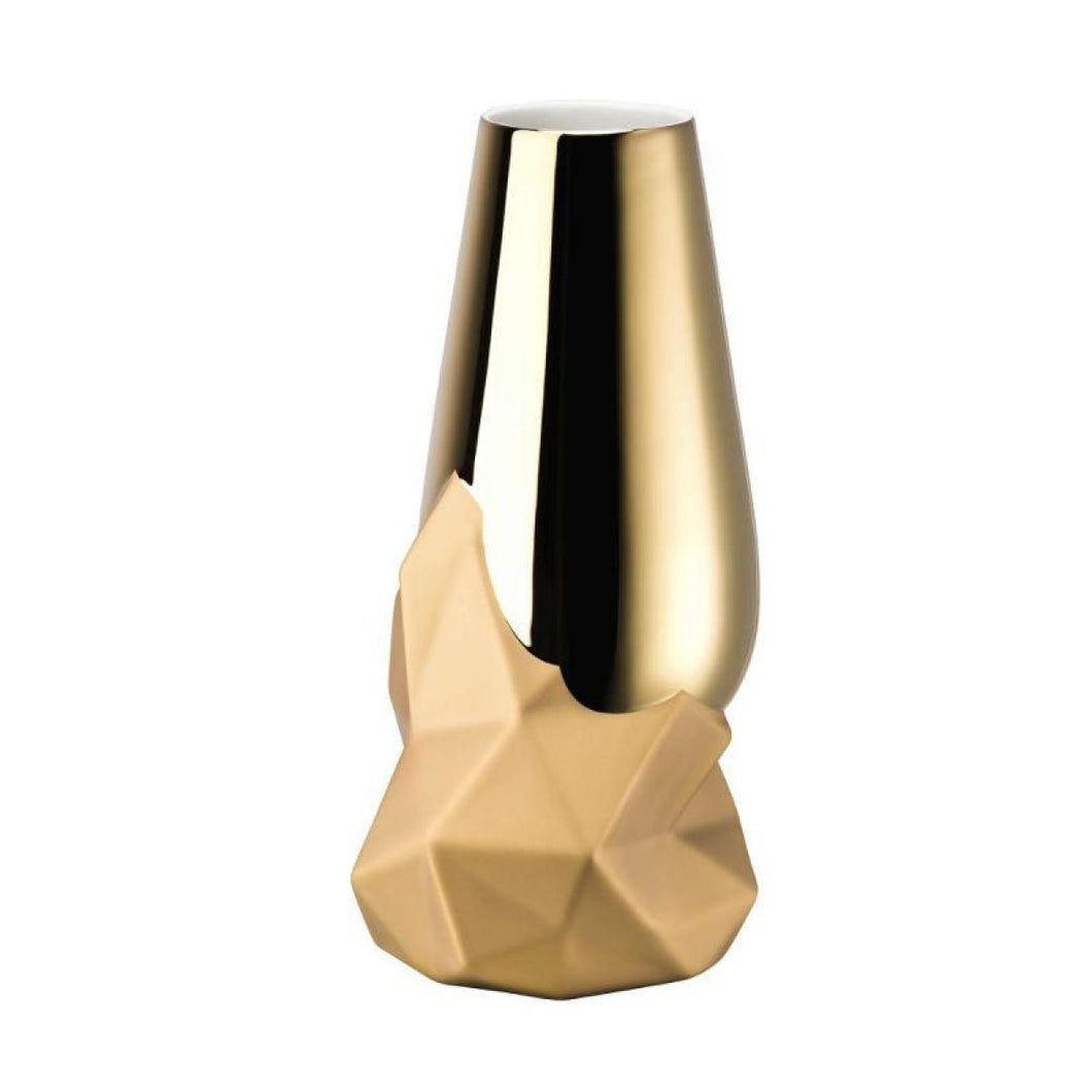 Geode Gold Vase 27cm
