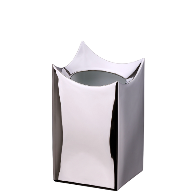 Roof Platin Vase 28cm