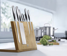 Load image into Gallery viewer, Magnet knife block with cutting board
