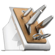Load image into Gallery viewer, Knife block with Chef&#39;s Edition knives - 6 pieces
