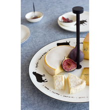 Load image into Gallery viewer, À table ligne noire cheese platter
