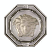 Load image into Gallery viewer, Medusa Lumiere Haze Cigar ashtray glass grey 16cm
