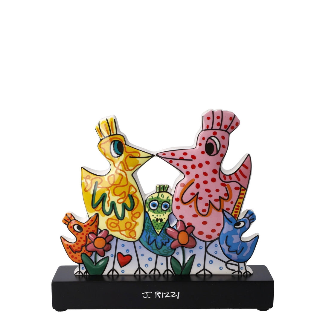 Our Colorful Family by James Rizzi 16.5cm